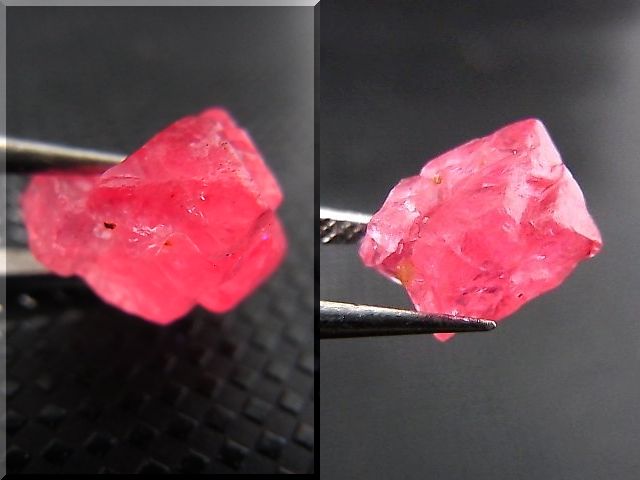 画像: ベトナムLuc Yen産ホットピンクスピネル結晶（八面体/連晶） 5.8カラット