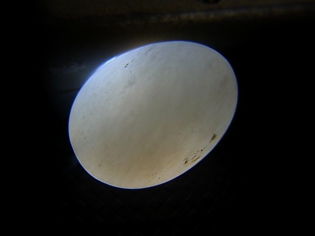 画像: 和田玉（ホータンぎょく）「羊脂白玉」オリジナルビーズ 約16×13×12mm
