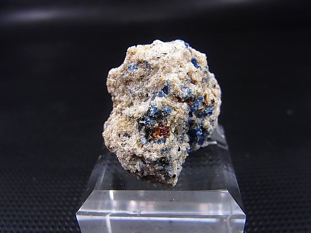 画像: ドイツ産アウィン（藍方石）母岩付き原石 8.8g