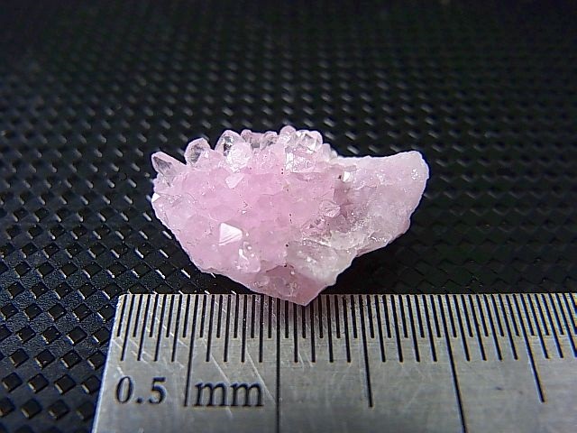 画像: ブラジル産ローズクオーツ結晶（紅水晶）原石 1.3g