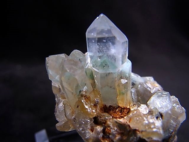 画像: 尾平鉱山産水晶クラスター（クローライトインクルージョン/セプター型） 25.9g