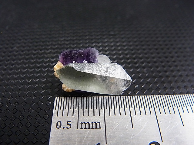 画像: ドイツ・ザクセン州産フローライトon水晶(シデライト共生) 1.1g