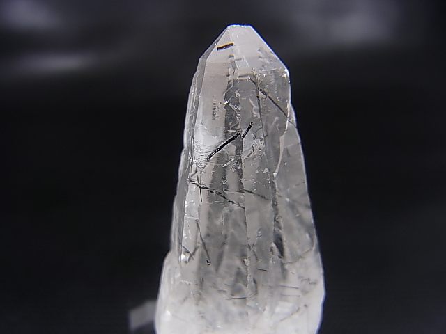 画像: イティンガ産ブラックトルマリンインクルージョン水晶ポイント 15.9g