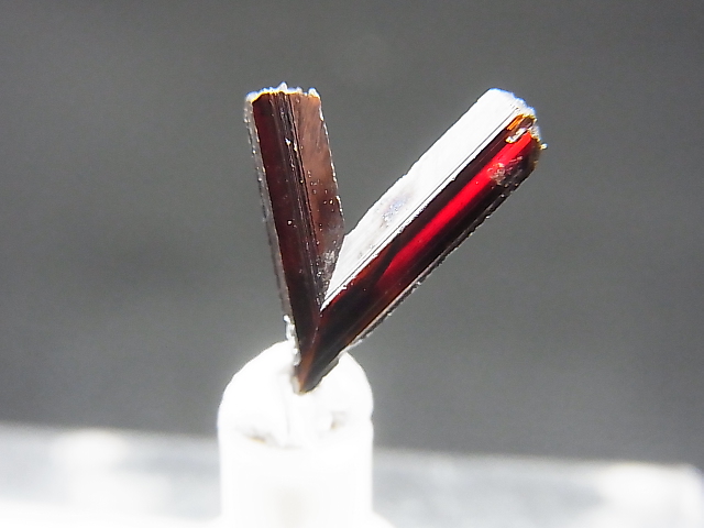 画像: ミナスジェライス産ルチル双晶結晶 0.1g