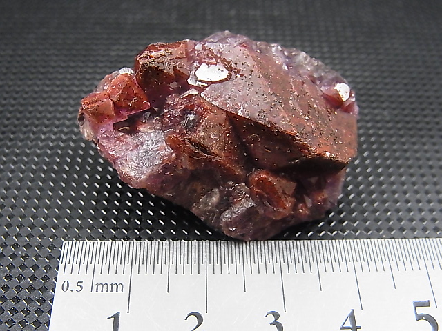 画像: ブラジル産レッドヘマタイトアメジスト原石 28.2g