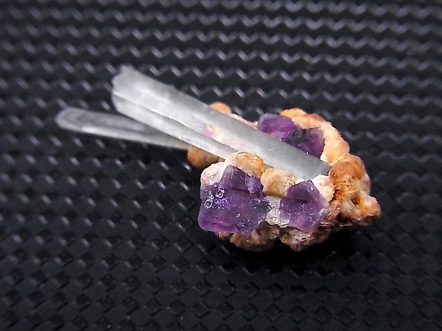 画像: ドイツ・ザクセン州産フローライトon水晶(シデライト共生) 1.4g