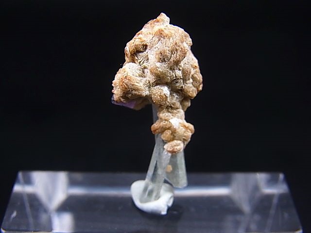 画像: ドイツ・ザクセン州産フローライトon水晶(シデライト共生) 1.4g
