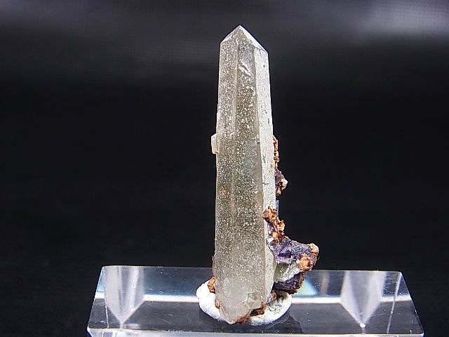 画像: ドイツ・ザクセン州産フローライトon水晶(シデライト共生) 3.3g