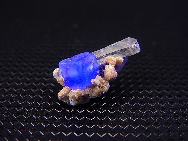 画像: ドイツ・ザクセン州産フローライトon水晶(シデライト共生) 1.0g