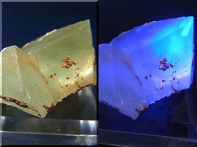 画像: ベトナム産八面体ライトグリーンフローライト原石 37.6g