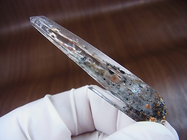 画像: 新産水晶：ガネーシュヒマール・ダーディン産ミックスインクルージョン/レーザー型水晶（連晶） 8.9g