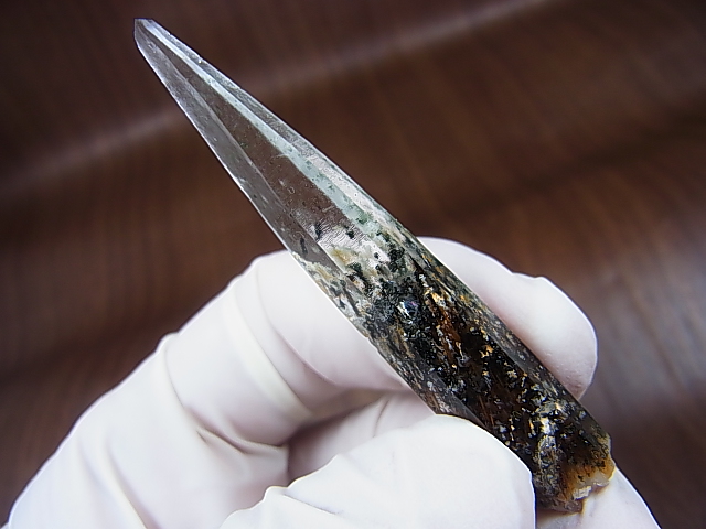画像: 新産水晶：ガネーシュヒマール・ダーディン産ミックスインクルージョン/レーザー型水晶 8.0g