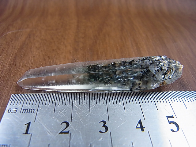 画像: 新産水晶：ガネーシュヒマール・ダーディン産ミックスインクルージョン/レーザー型水晶 7.6g