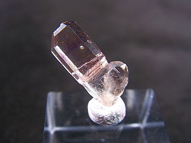 画像2: マダガスカル産ジャパニーズツイン（日本式双晶水晶/エレスチャル） 0.5g