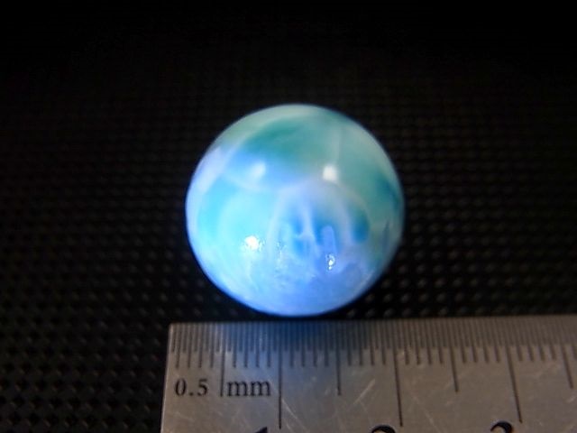 画像: ドミニカ産ラリマー4Aスフィア 18.5mm