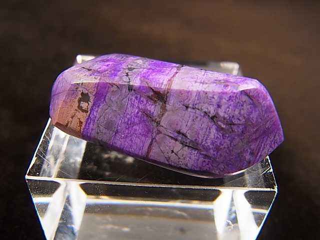 画像: 南アフリカ・チュワニン鉱山産ピンクスギライト研磨原石 5.8g