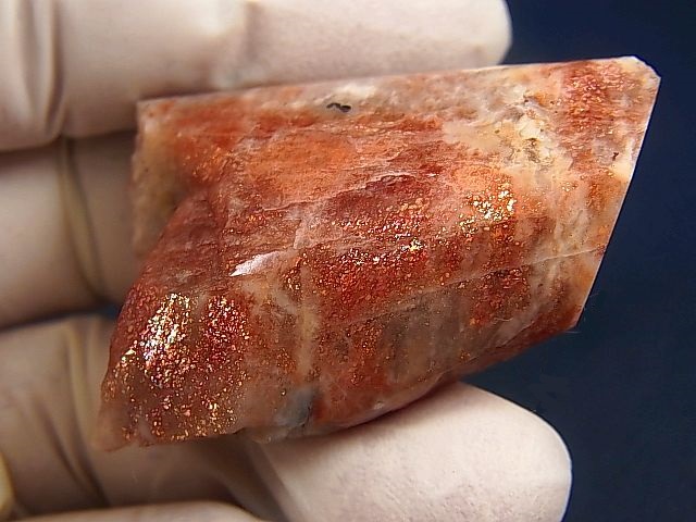画像: ノルウェー産サンストーン研磨原石 38.0g
