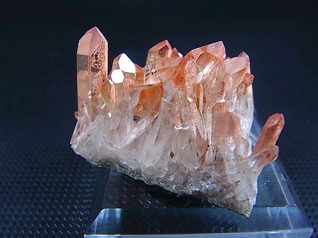 画像: スウェーデン産ヘマタイト（タンジェリン）水晶クラスター 24.6g