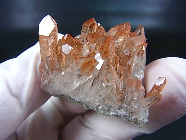 画像: スウェーデン産ヘマタイト（タンジェリン）水晶クラスター 24.6g