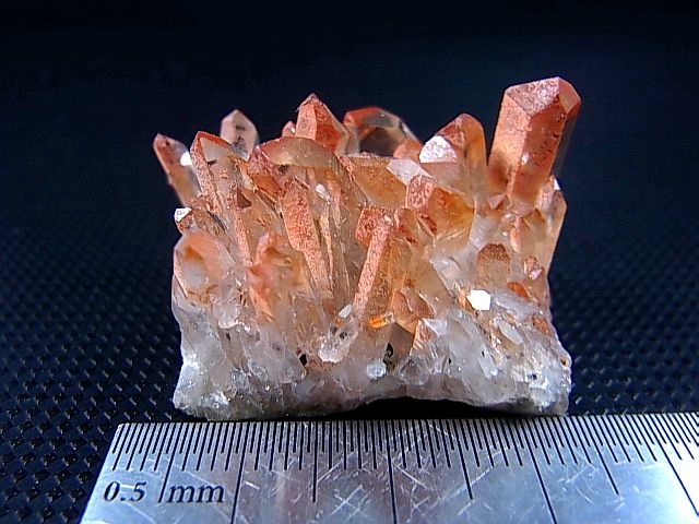 画像: スウェーデン産ヘマタイト（タンジェリン）水晶クラスター 24.6g