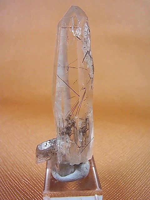 画像1: ブラジル・イティンガ産ブラックトルマリンインクルージョン水晶ポイント 15.6g