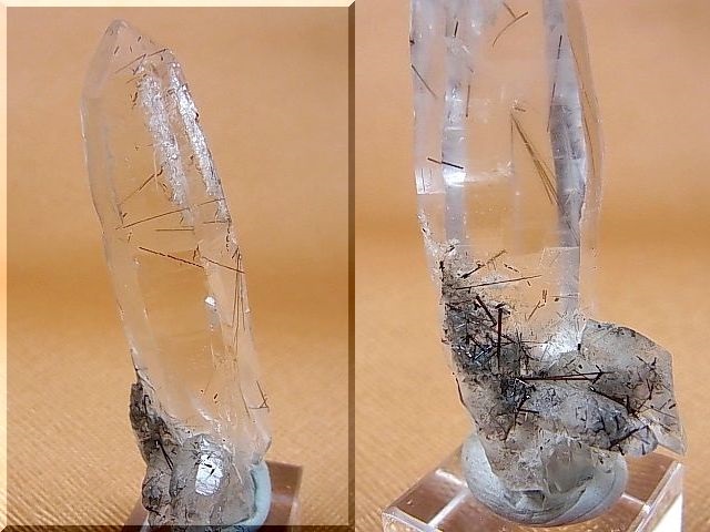 画像: ブラジル・イティンガ産ブラックトルマリンインクルージョン水晶ポイント 15.6g