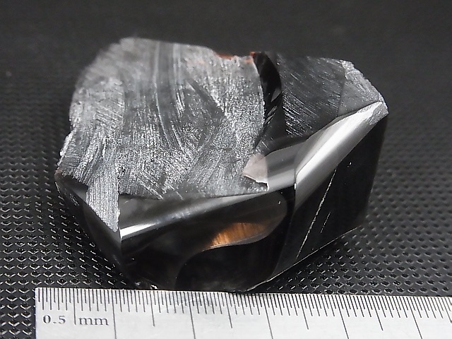 画像: オレゴン・ファイヤーオブシディアン研磨原石（ゴールドシラー） 44.1g