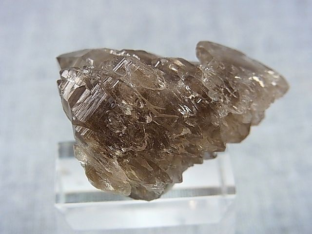 画像: ベトナム・タインホア産アクアマリン付きスモーキー水晶（DT多連晶型） 20.3g