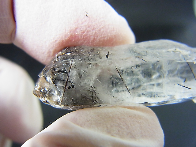 画像: ブラジル・イティンガ産ブラックトルマリンインクルージョン水晶ポイント（ＤＴ） 9.7g