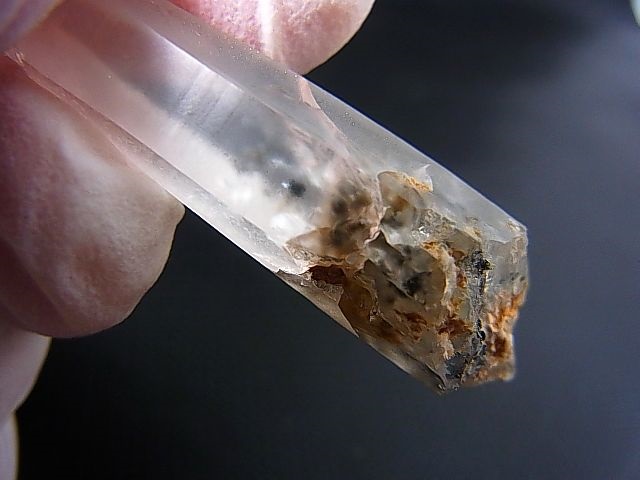 画像: 新産水晶：ガネーシュヒマール・ダーディン産ミックスインクルージョン/レーザー型水晶 8.4g