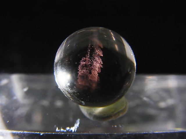 画像: マダガスカル産ピンクエンジェルラダー水晶丸玉 10.5mm