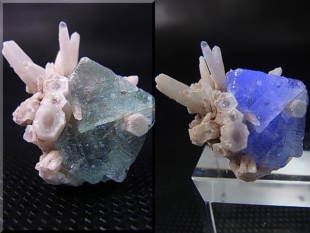 画像: ナミビア・エロンゴ産フローライト/水晶原石 7.8g