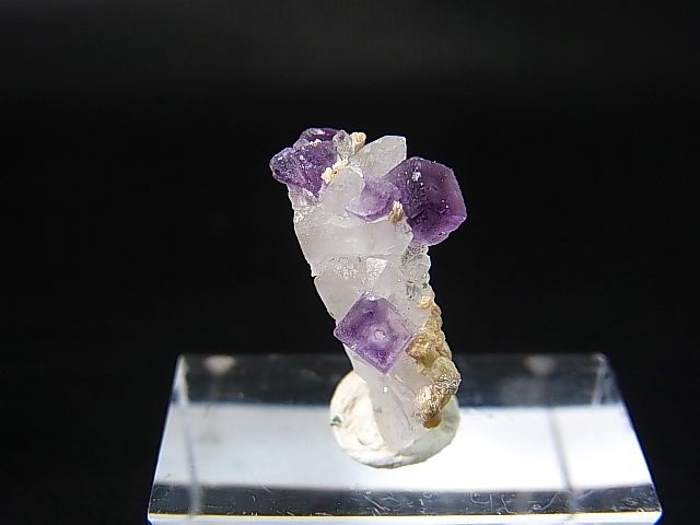 画像: ドイツ・ザクセン州産フローライトon水晶(シデライト共生) 1.8g