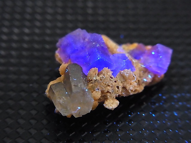 画像: ドイツ・ザクセン州産フローライトonグリーン水晶(シデライト共生) 1.7g