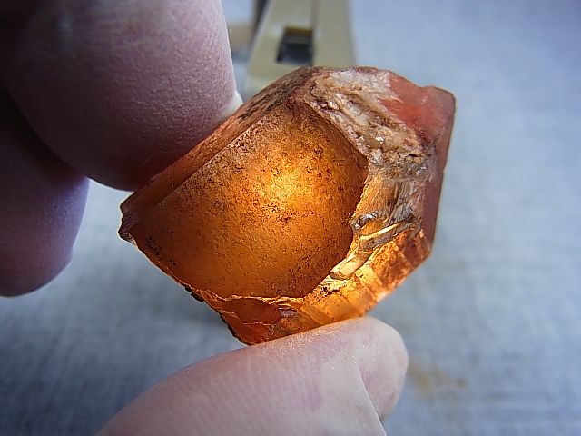 画像: フィンランド・コウヴォラ産スモーキーシトリン水晶 21.1g