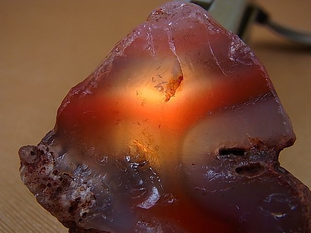 画像: 四川省塩源産イェンユエン・アゲート原石 74.7g