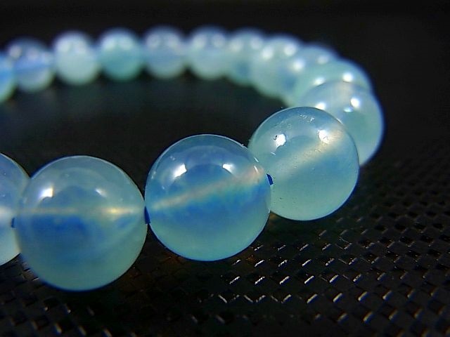 画像: ブラジル産アクアマリン粒売りビーズ 9.0-8.5mm平均