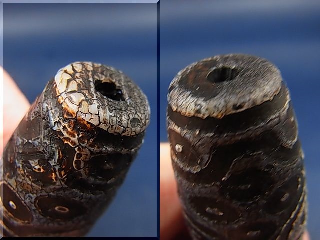 画像: 「三十六眼」老礦（ろうこう）現代天珠 直径約21.5×55.5mm