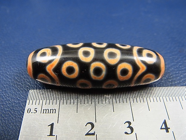 画像: 「二十八眼」至純現代天珠 直径約13.5×40mm