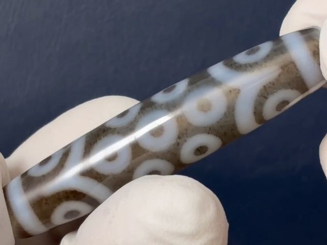 画像: 「二十一眼」至純現代天珠 直径約12.5×58.5mm