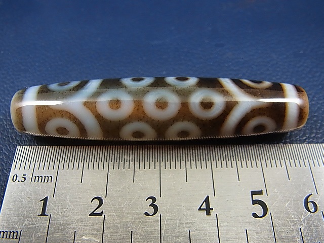 画像: 「二十一眼」至純現代天珠 直径約12.5×58.5mm