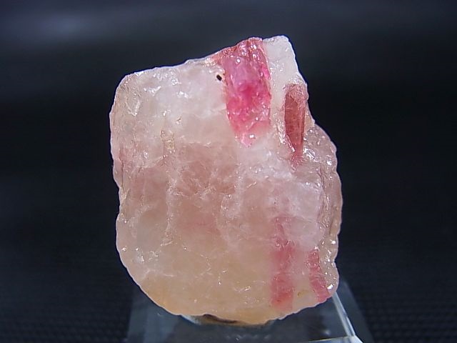 画像: アフガニスタン産ピンクトルマリン/水晶/レピドライト原石 19.6g
