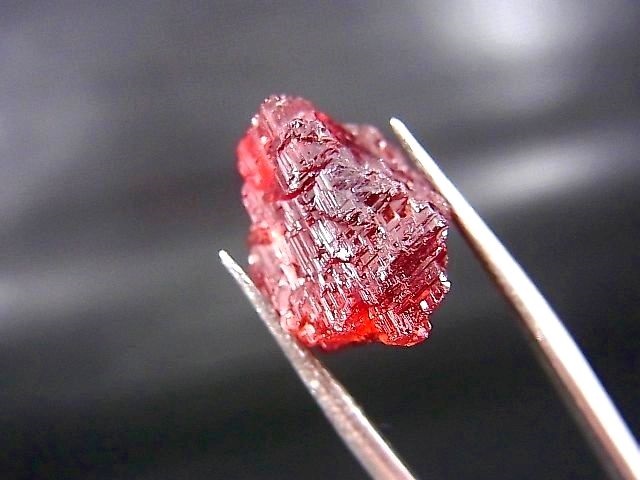画像1: 宝石品質：ブラジル産エッチング・スペサルティンガーネット原石 14.6カラット