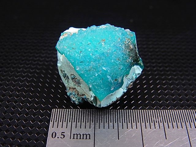 画像: コンゴ産シリシファイド・クリソコラ（ジェムシリカ）原石（クリアブルー） 4.9g