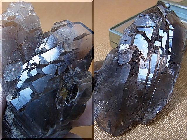 画像: マラウイ・ムランジェ産クリアスモーキー水晶（貫入り/DT/カテドラル型） 80.4g
