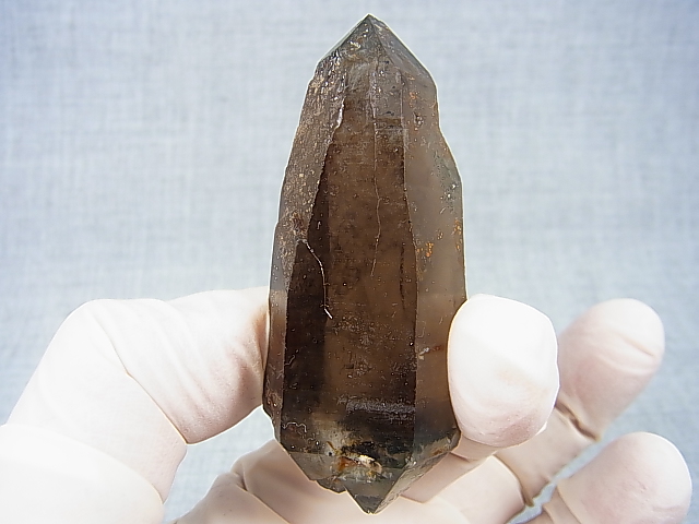 画像: 新産地：ベトナム・ニントゥアン産スモーキー水晶（ＤＴ/エピドート内包） 62.5g