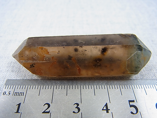画像: 新産地：ベトナム・ニントゥアン産スモーキー水晶（ＤＴ/エピドート内包） 20.1g