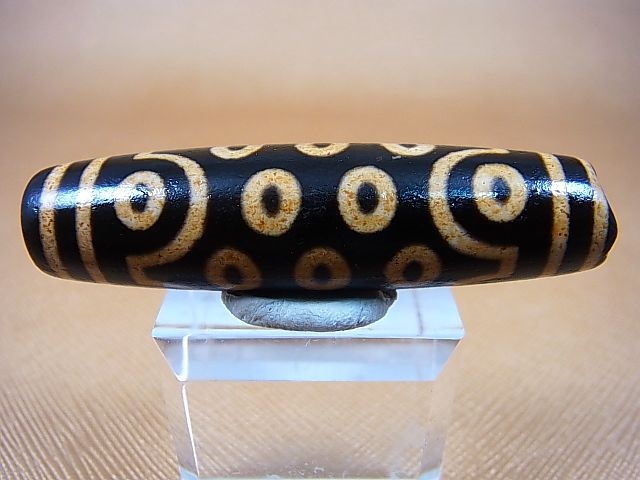 画像2: 「二十一眼」至純現代天珠 直径約14×56mm