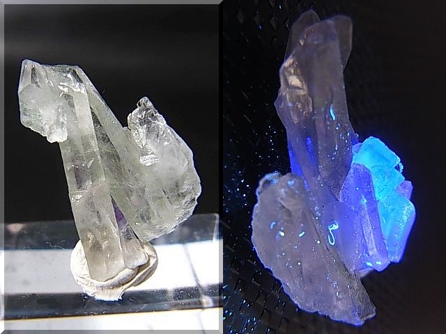 画像: ドイツ・ザクセン州産フローライトon水晶 2.4g